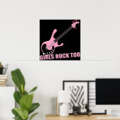 Girls Rock too - Poster (Thuiskantoor)