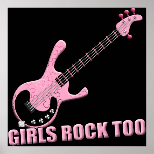 Girls Rock too - Poster (Voorkant)