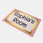 Girl's Room Deurmat (Schuin)