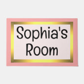 Girl's Room Deurmat (Voorkant)