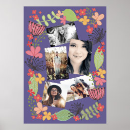 Girls Room Friends Memories Foto Collage Poster
