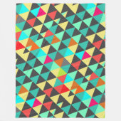 Girls Room Modern Abstract driehoekspatroon Fleece Deken (Voorkant)