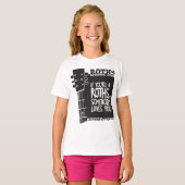Girl's Ruffle T-shirt (Voorkant volledig)