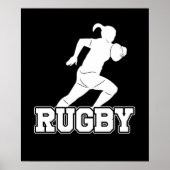 Girls Rugby Player Poster (Voorkant)