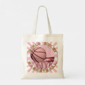 Girls Rule Basketbal Tote Bag (Achterkant)
