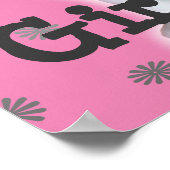 "Girl's Rule" Cat Tiara Poster (Hoek)