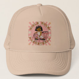 Girls Rules Basketbal Trucker Pet