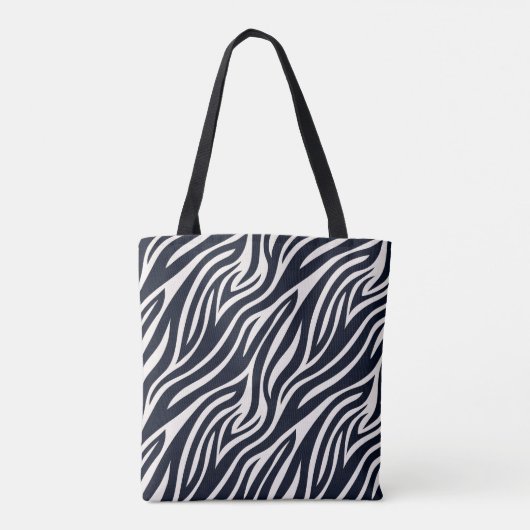 Girls Run Wild Bachelorette Zebra BW ID1151 Tote Bag (Achterkant)