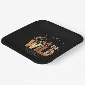 Girls Run Wild Safari Bachelorette ID1148 Papieren Bordje (Gebogen)