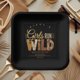 Girls Run Wild Safari Bachelorette ID1148 Papieren Bordje