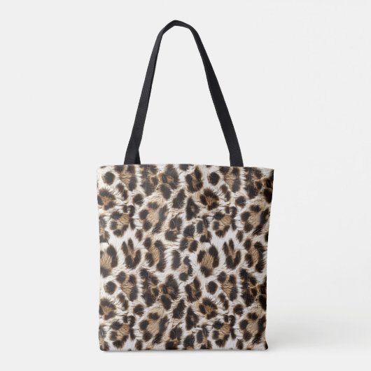 Girls Run Wild Safari White Leopard ID1157 Tote Bag (Achterkant)