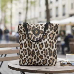 Girls Run Wild Safari Witte Luipaard ID1157 Tote Bag