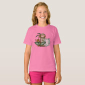 Girls Safari Animals T-shirt (Voorkant volledig)