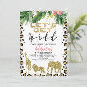 Girls Safari Let's krijgen uitnodiging om te sterv (Staand voorkant)