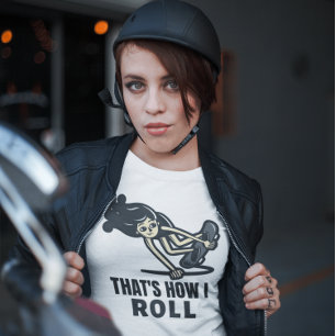 GIRLS SKATEBOARDING SKATEBOADER T-SHIRS T-SHIRT