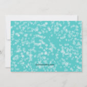 Girls Ski Party Invitation Kaart (Achterkant)