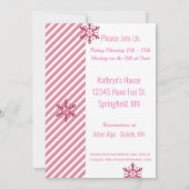 Girls Ski Trip Skiing Emoji Kaart (Achterkant)