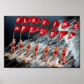 Girls Skiing Poster (Voorkant)