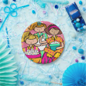 Girls Slumber Party Birthday Paper Bord (Feest)