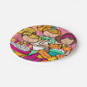 Girls Slumber Party Birthday Paper Bord (Gekanteld)