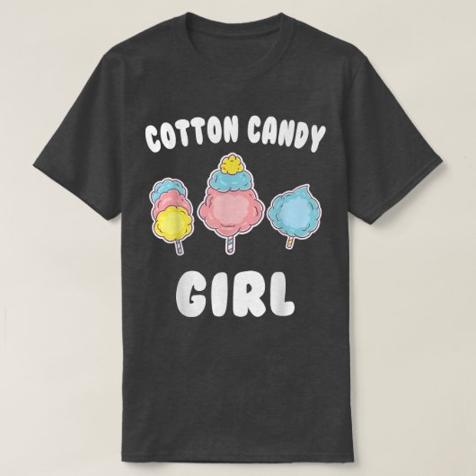 Girls Snoep Cute Dessert Fun T-shirt (Design voorkant)