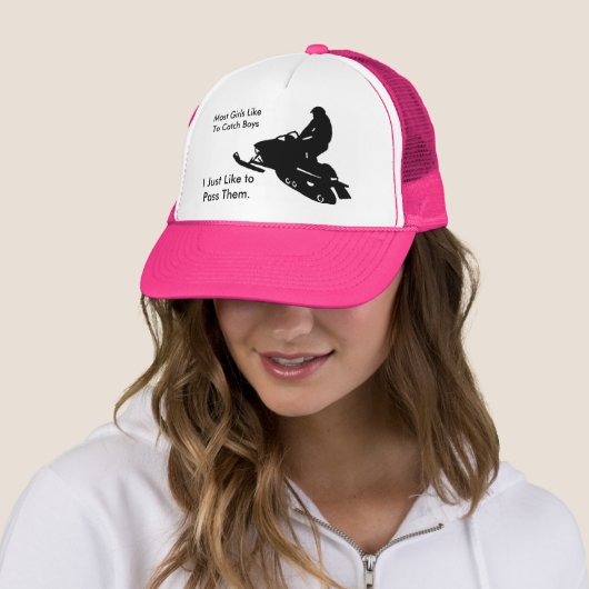 Girls Snowmobile Trucker Pet (In situ)