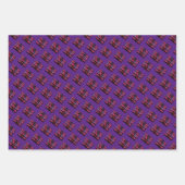 Girls Soccer Geometric Retro Typography Inpakpapier Vel (Voorkant 3)