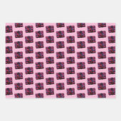 Girls Soccer Geometric Retro Typography Inpakpapier Vel (Voorkant 2)