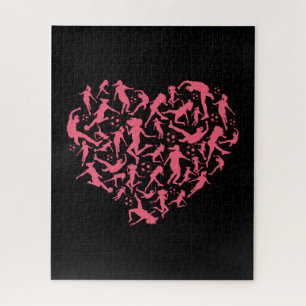 Girls Soccer Heart - Women Players Legpuzzel