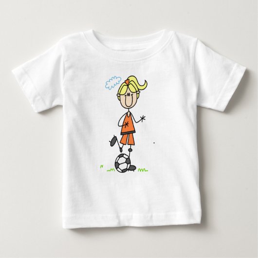 Girls Soccer Kick Shirt (Voorkant)