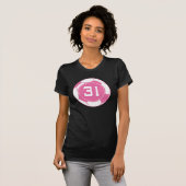 Girls Soccer Player Number 31 Gift T-shirt (Voorkant volledig)