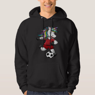 Girls Soccer Unicorn Love Magical Team Hoodie