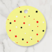 Girls Softball Birthday Party Round Bedankjes Labels (Achterkant)