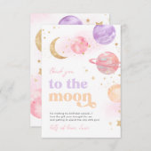 Girl's Space Dank je kaarten (Voorkant / Achterkant)