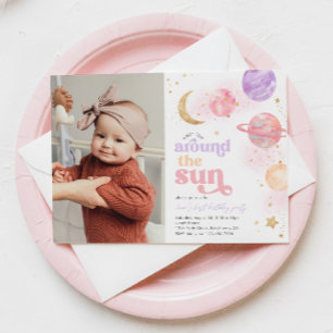 Girl's Space Eerste Uitnodiging Verjaardag