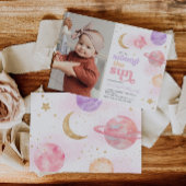 Girl's Space Eerste Uitnodiging Verjaardag