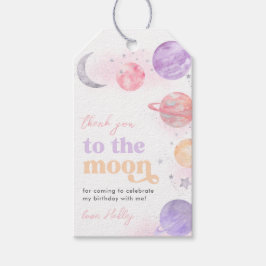 Girl's Space Favor Tags Cadeaulabel