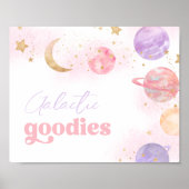 Girl's Space Galactic Goodies Teken Poster (Voorkant)