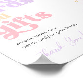 Girl's Space Kaarten en cadeaubordje Poster (Hoek)