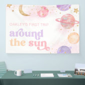 Girl's Space Party Banner (Beurs)