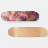 Girls Sparkle Bubble Persoonlijk Skateboard (Horizontaal)