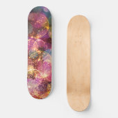 Girls Sparkle Bubble Persoonlijk Skateboard (Voorkant)