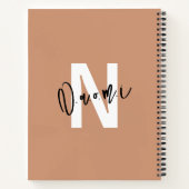 Girls’ Spiral Notebook – Light Peachy Beige "Naomi Notitieboek (Achterkant)