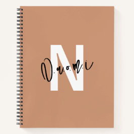 Girls’ Spiral Notebook – Light Peachy Beige "Naomi Notitieboek