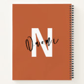 Girls’ Spiral Notebook – Warm Terracotta "Naomi" Notitieboek (Achterkant)