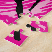 Girls Spy Party Pink Fingerprint Legpuzzel (Zijkant)