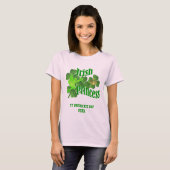 Girls St Patricks Day Irish Princess T-Shirt (Voorkant volledig)