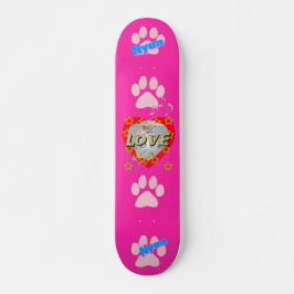 Girls Star ♡ LOVE Nyan Pink Persoonlijk Skateboard