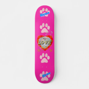 Girls Star ♡ LOVE Nyan Pink Persoonlijk Skateboard
