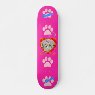Girls Star ♡ LOVE Nyan Pink Persoonlijk Skateboard